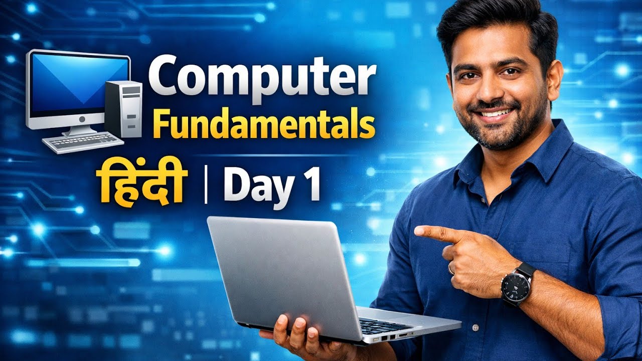 Computer Fundamentals in Hindi | कंप्यूटर की पूरी जानकारी | Day 01