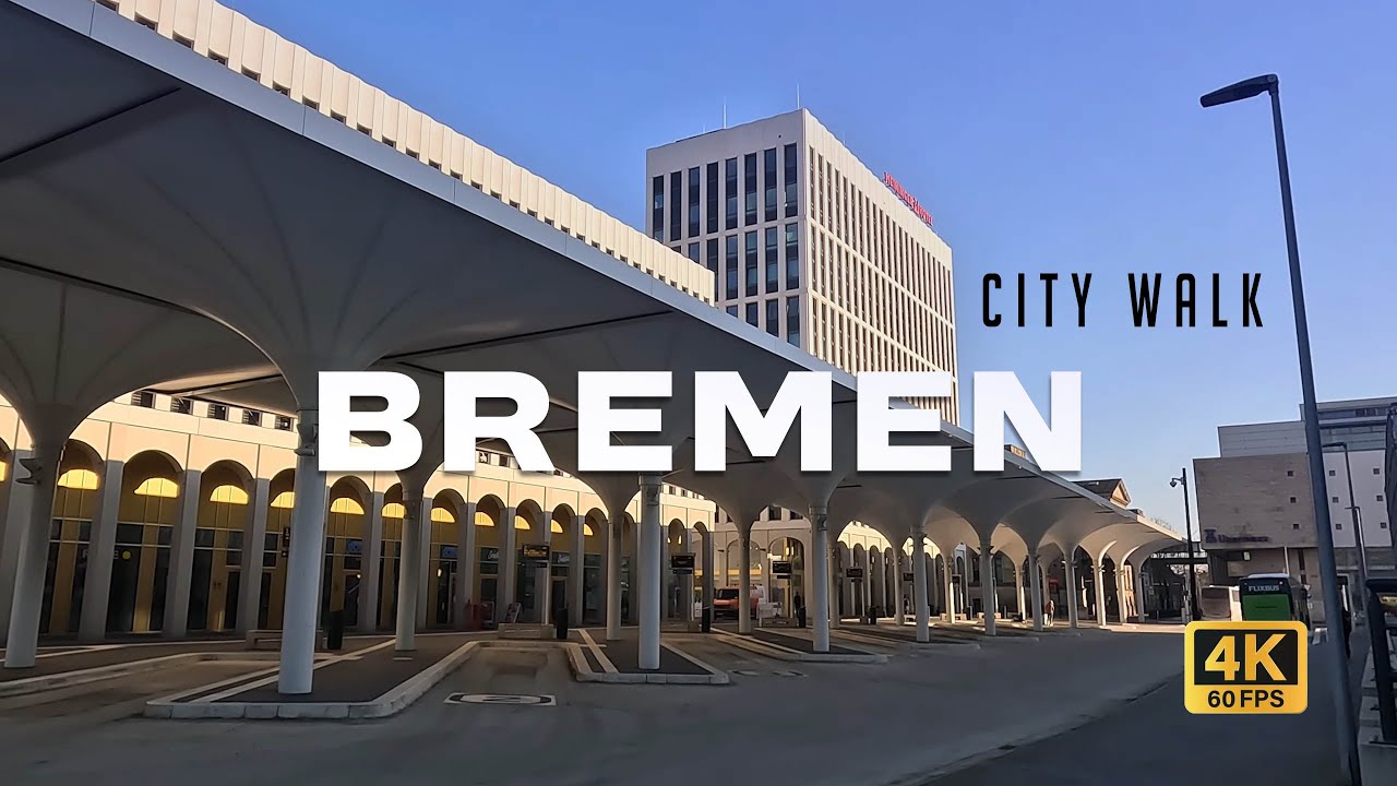 BREMEN CITY WALK | 4K | ZOB BAHNHOF | JAN 2025 | #01