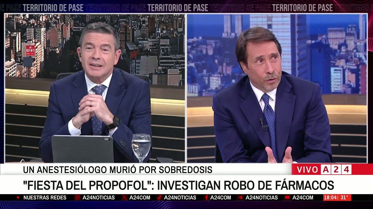 📢 UN ANESTESI&Oacute;LOGO MURI&Oacute; POR SOBREDOSIS: EL PASE ENTRE ROSSI Y FEINMANN