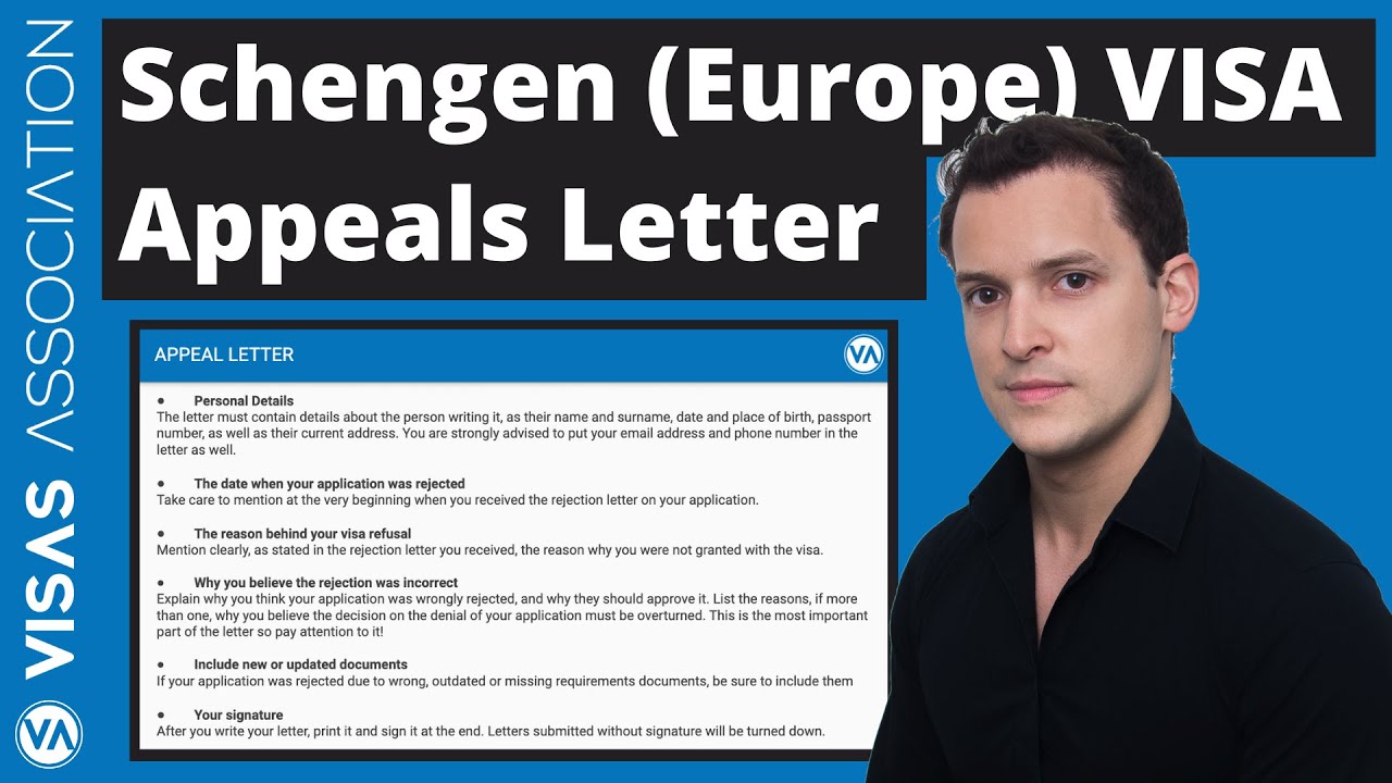 Schengen Visa Appeal Process and Letter for Refusal (Europe Visa)