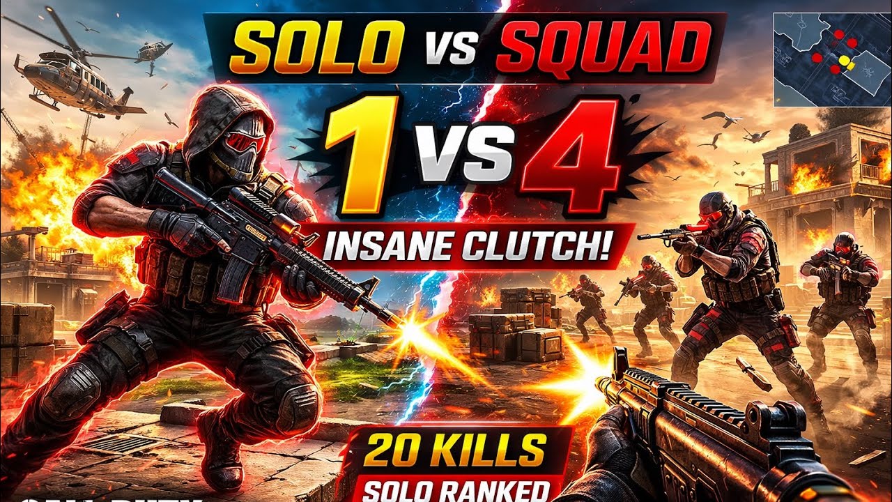 Best solo vs squad top tier gameplay Call Of Duty Mobile !