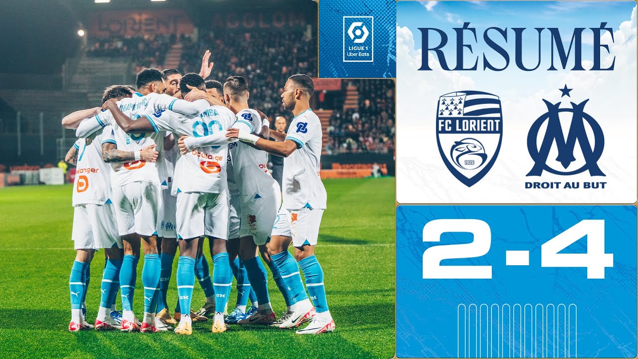 Lorient 2-4 OM l Le résumé du match