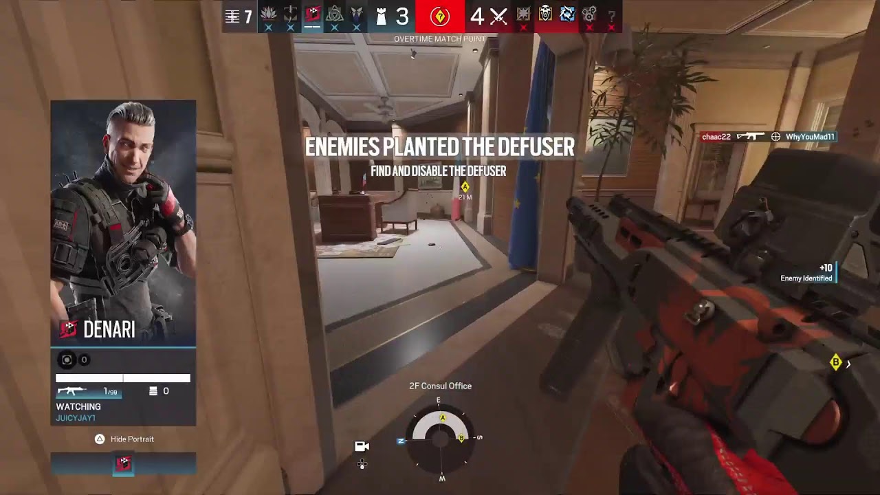 Rainbow bow 6 Seige!! RANK!!😏😏