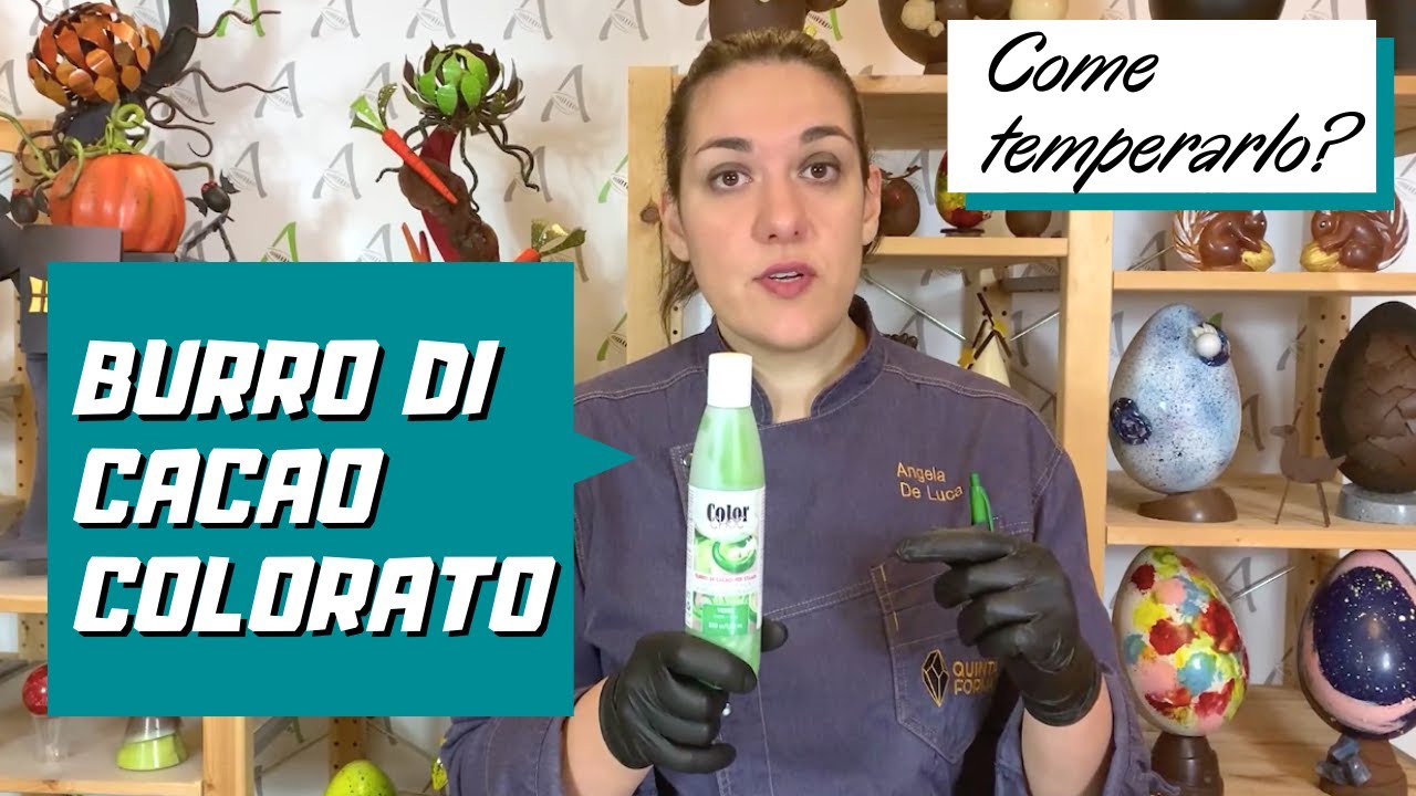 Burro di Cacao Colorato: 5 Metodi per Temperarlo