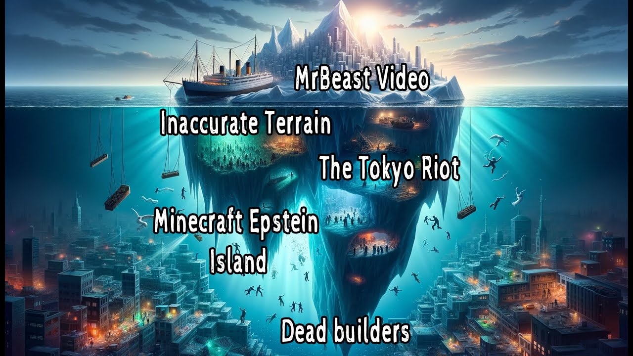 The Earth In Minecraft Iceberg. How Deep Does It Go?
