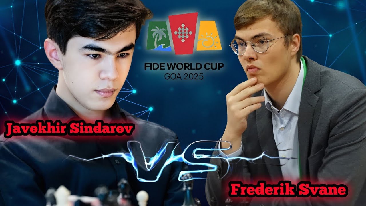 Javokhir Sindarov  VS  Frederik Svane | FIDE WORLD CUP 2025 🔥 