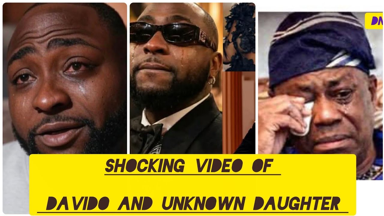 Shocking video of Davido and unknown daughter Anu DNA wahala shocking 🙆🙆🙆