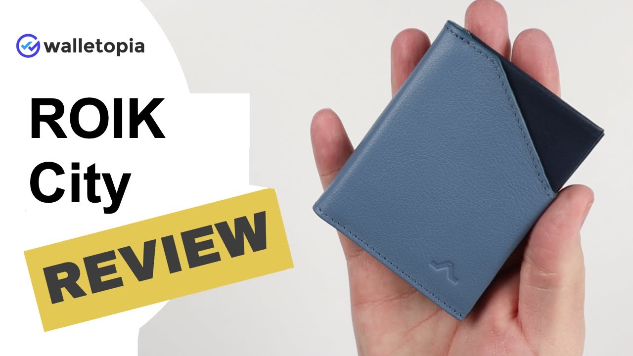 ROIK City wallet brings precision, functional design and ease of use to your front pocket!