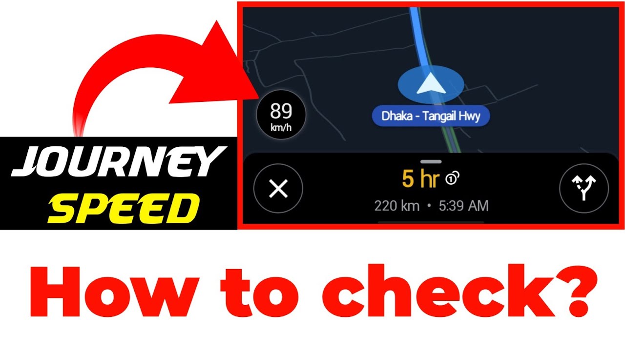 How to Check Journey Speed on Google Map 🔥👌