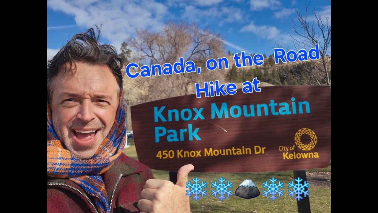 Kelowna, Canada, Knox Mountain Trail to Lookout