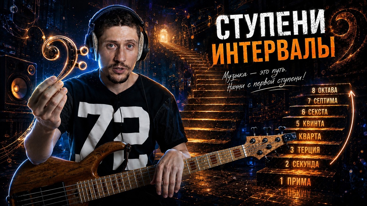 Ступени или интервалы? Зачем они нужны басисту
