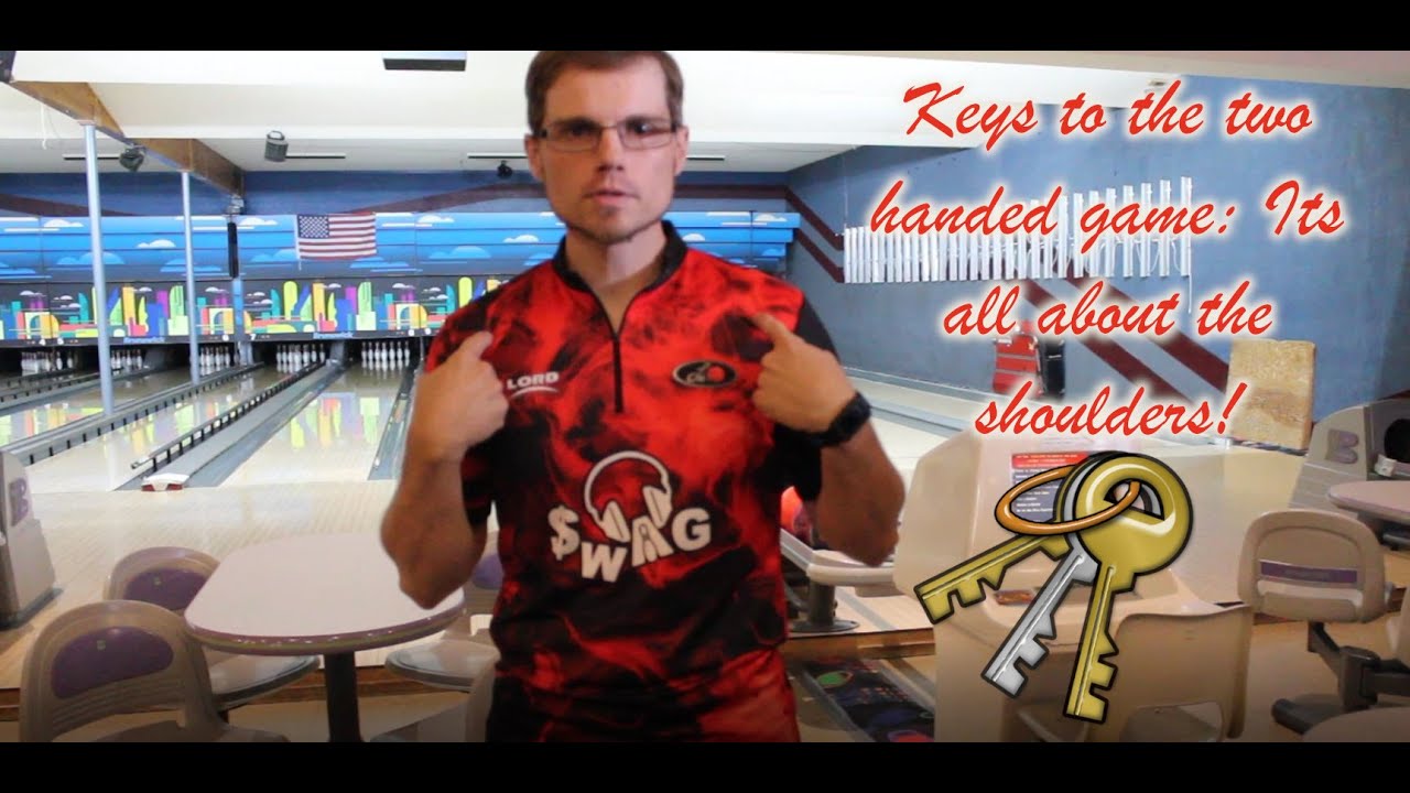 Two Handed bowling technique: Its all about the shoulders!
