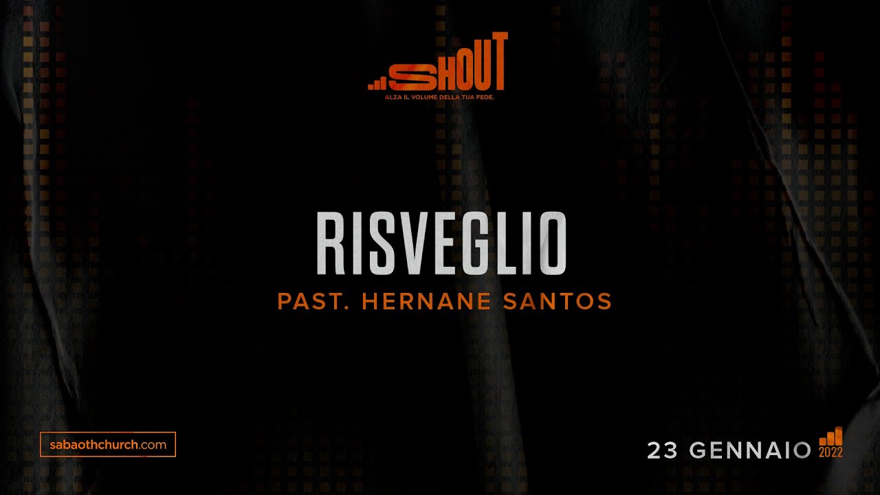 Domenica Gospel @ Milano | RISVEGLIO - Past. Hernane Santos | 23.01.2022