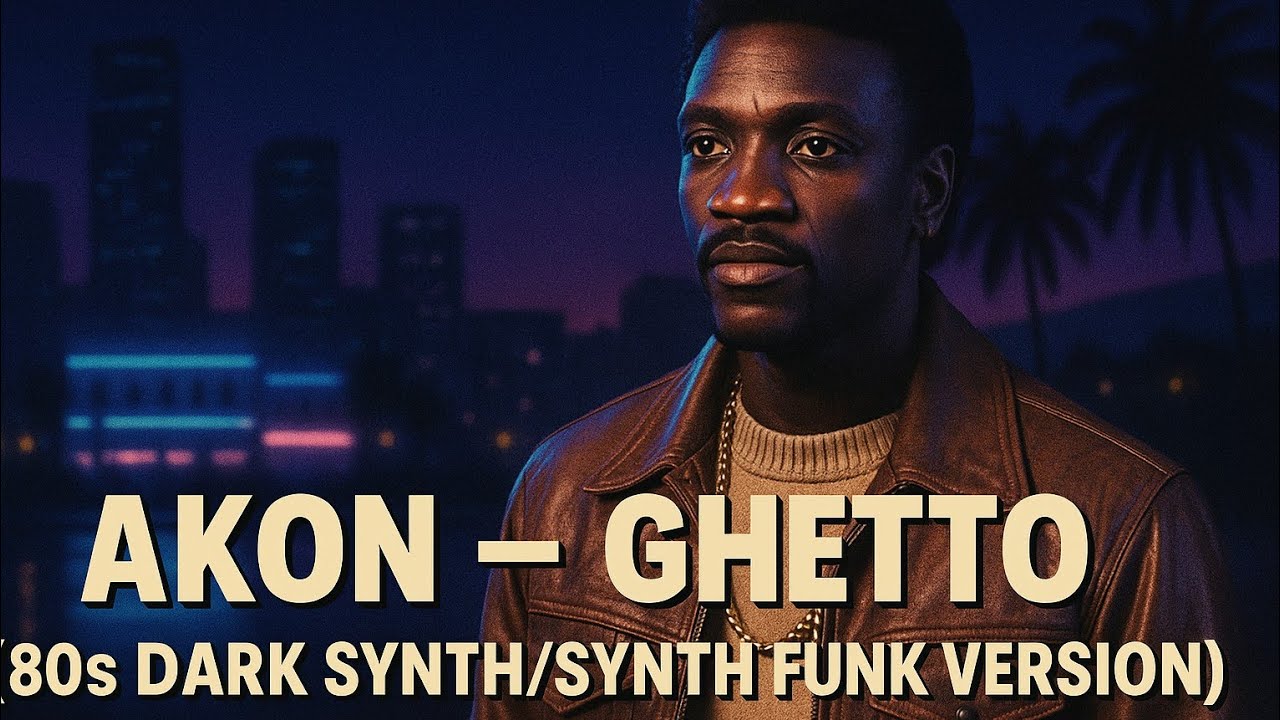 Akon - Ghetto (80s Dark Synth/Synth Funk AI Cover)