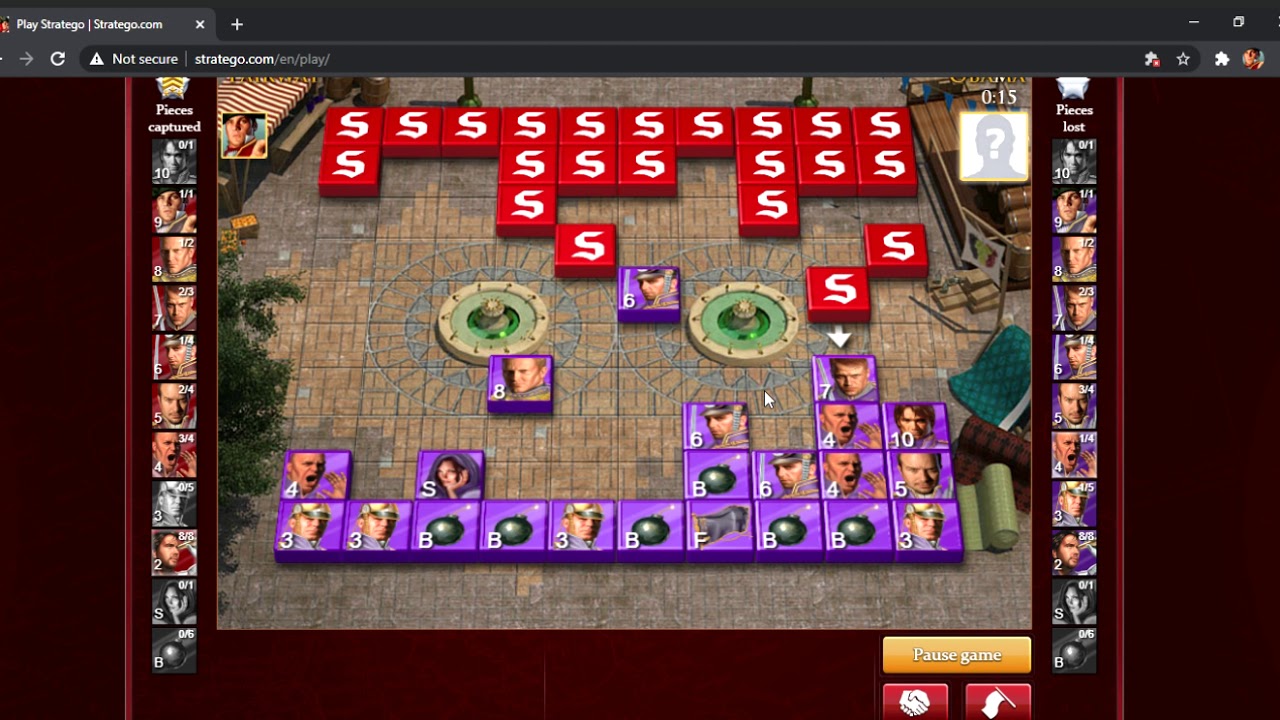 Stratego - Ranked Game #95 - Fairway v. Obama