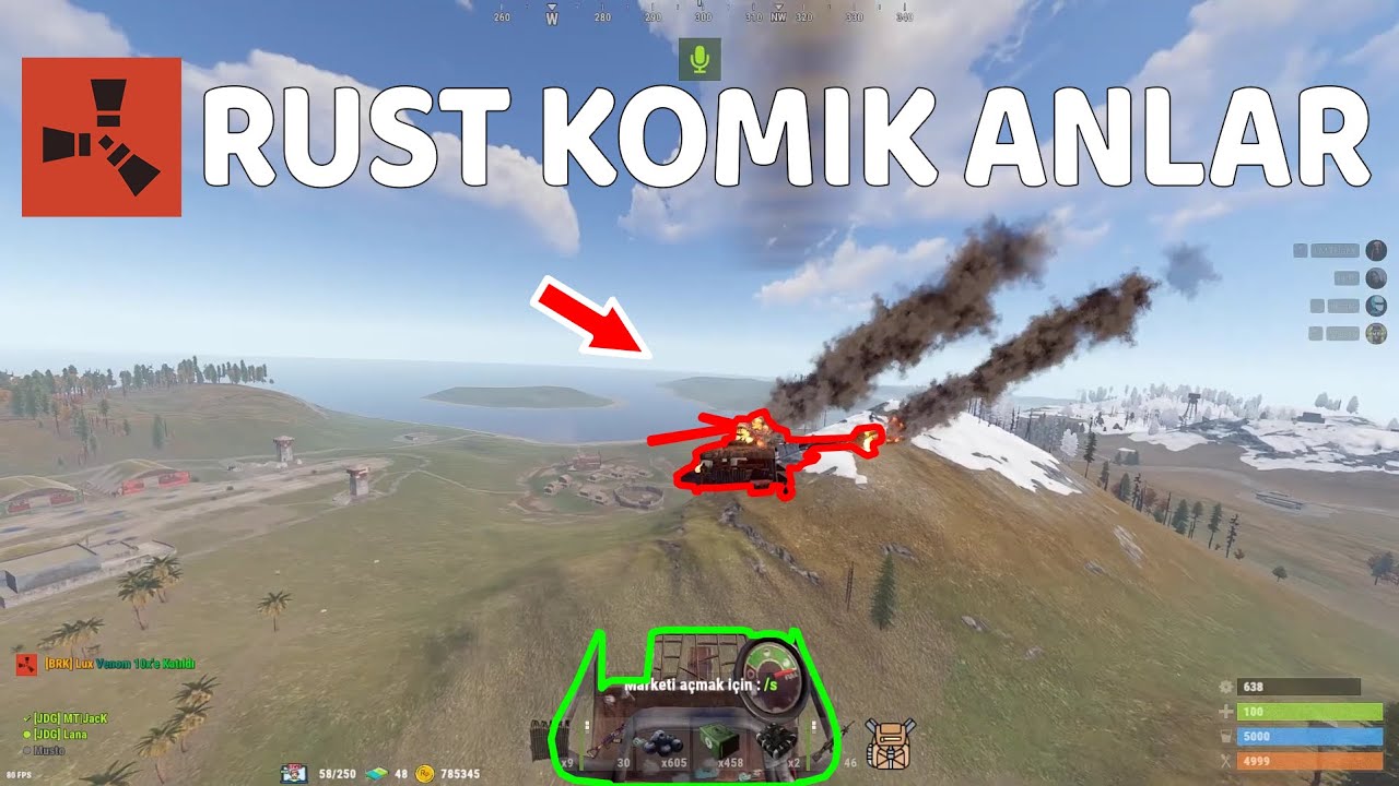 RUST KOMİK VE EN İYİ ANLAR #1 - RUST TÜRKÇE