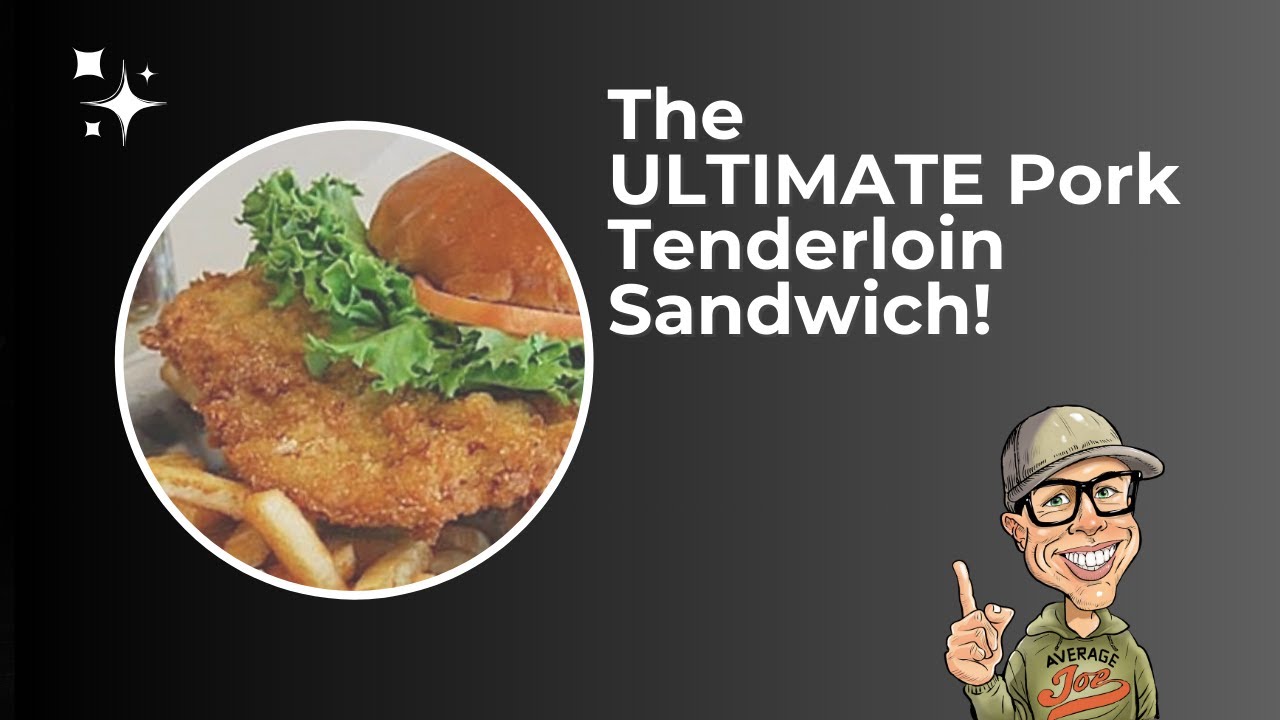 🔥 The ULTIMATE Pork Tenderloin Sandwich Recipe! 🔥