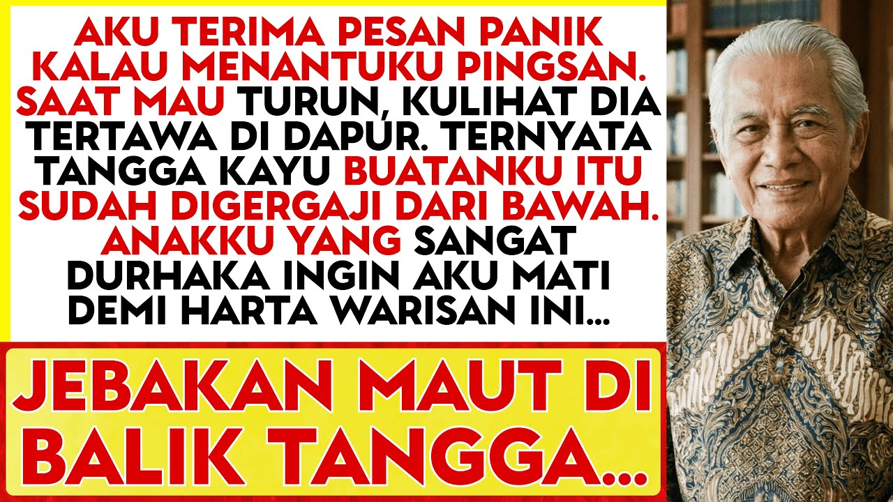 Anak & Menantuku Diam-diam GERGAJI TANGGA Buat Jebak Aku, Tapi Aku Lebih Cepat Bereaksi Duluan...