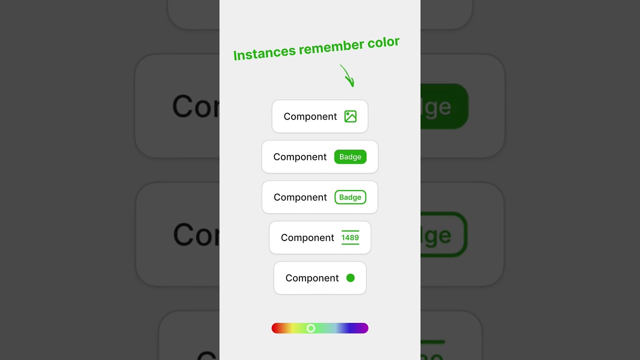 🌈 Figma Color Hack! 🌈 #figma #components #designhack #designtricks #figmatutorial #designsystem