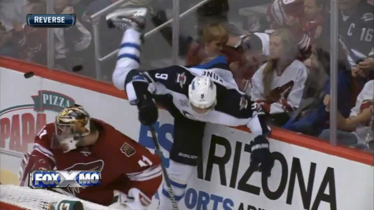 Evander Kane hits Mike Smith [HD]