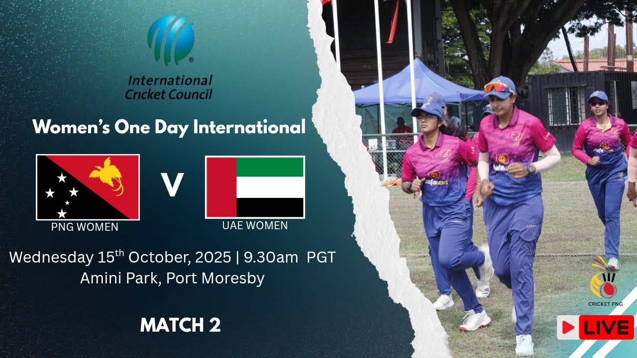 ICC WOMEN'S ODI SERIES - PNG Women's vs UAE Women's