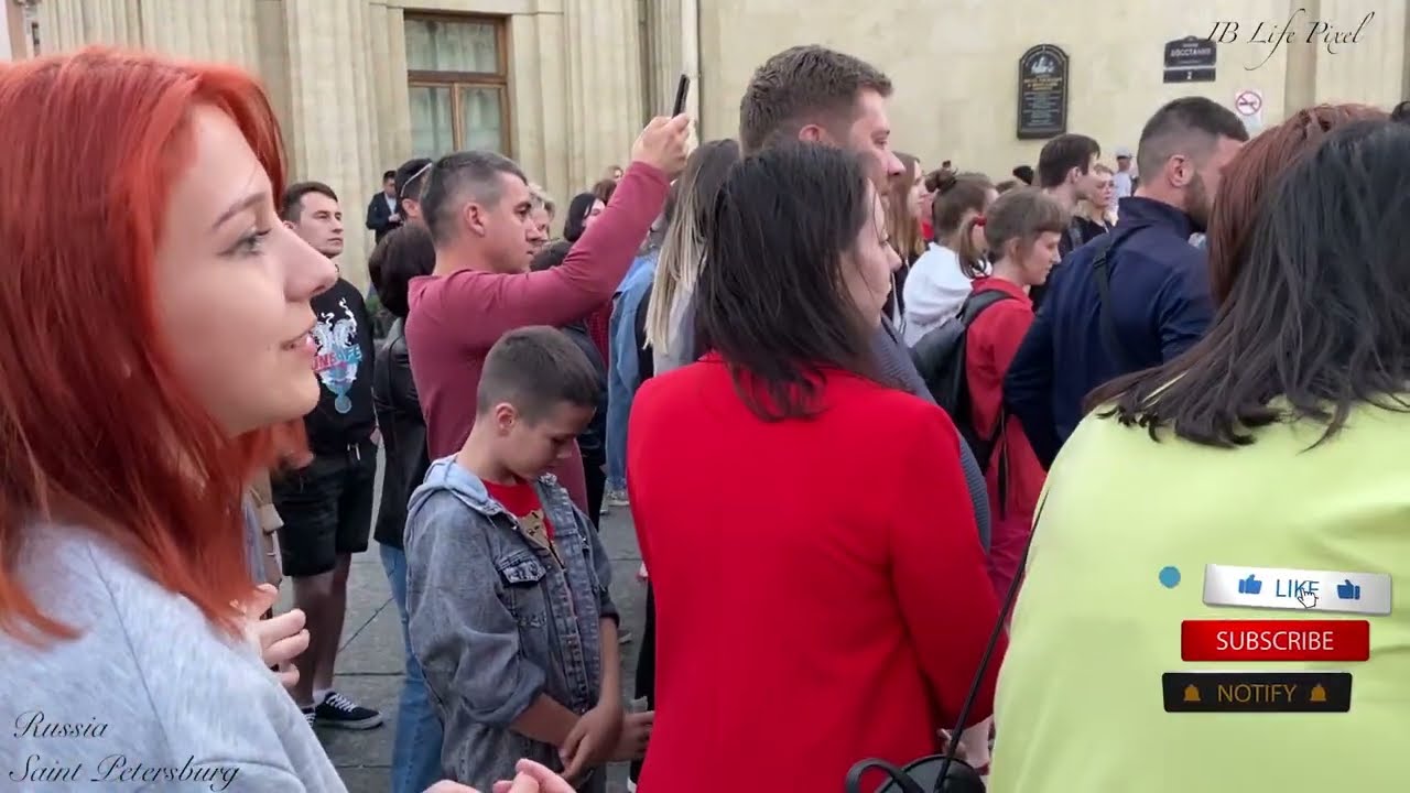 Beautiful and attractive Russian girls , Walking in Moscow | Россия , Санкт-Петербург 🇷🇺