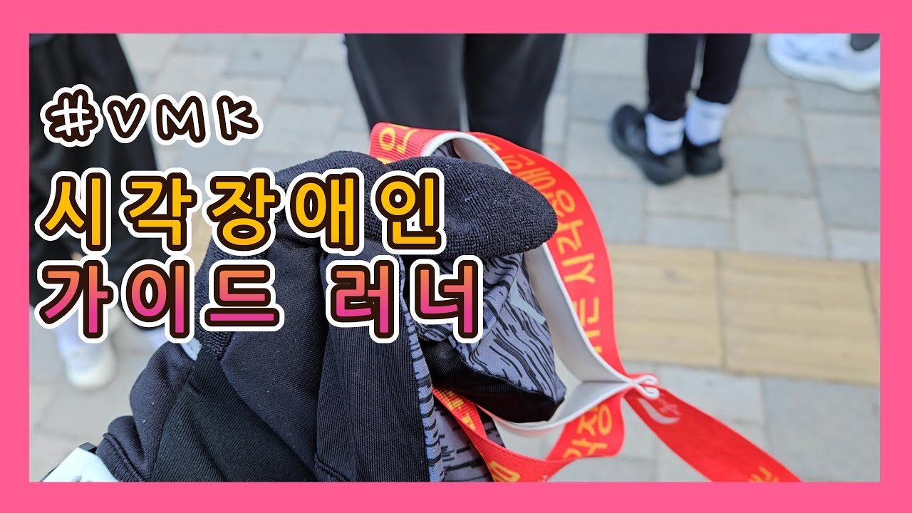 시각장애인 가이드 러너 남산 교육 #VMK