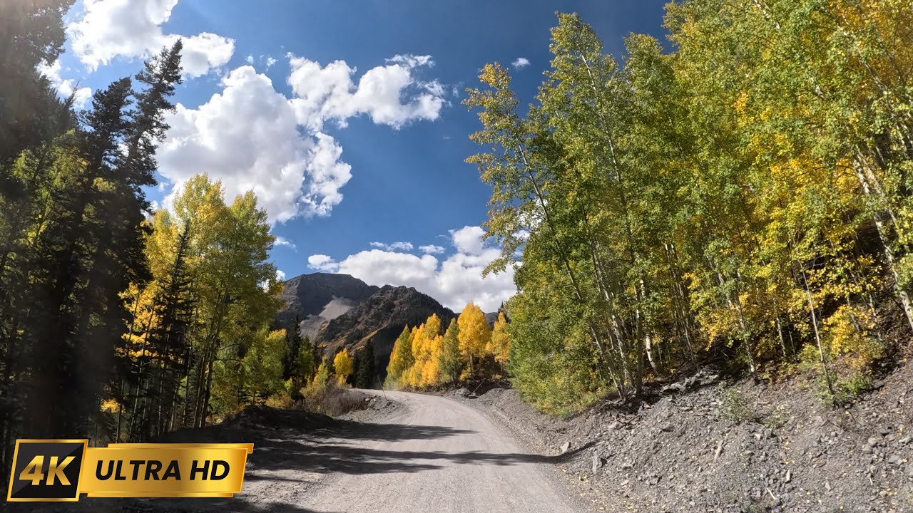 Ridgway to Ouray Colorado Scenic Drive Early Fall