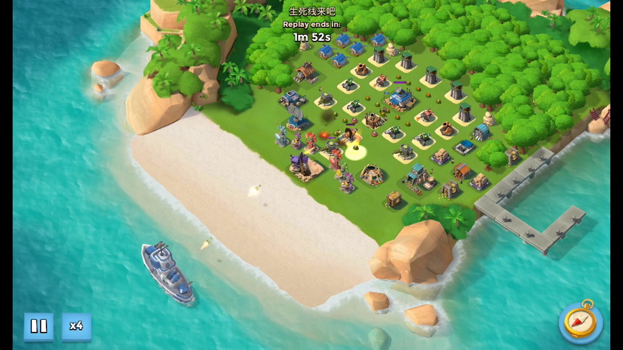 Gem spree with the best defence for HQ 12 boom beach
