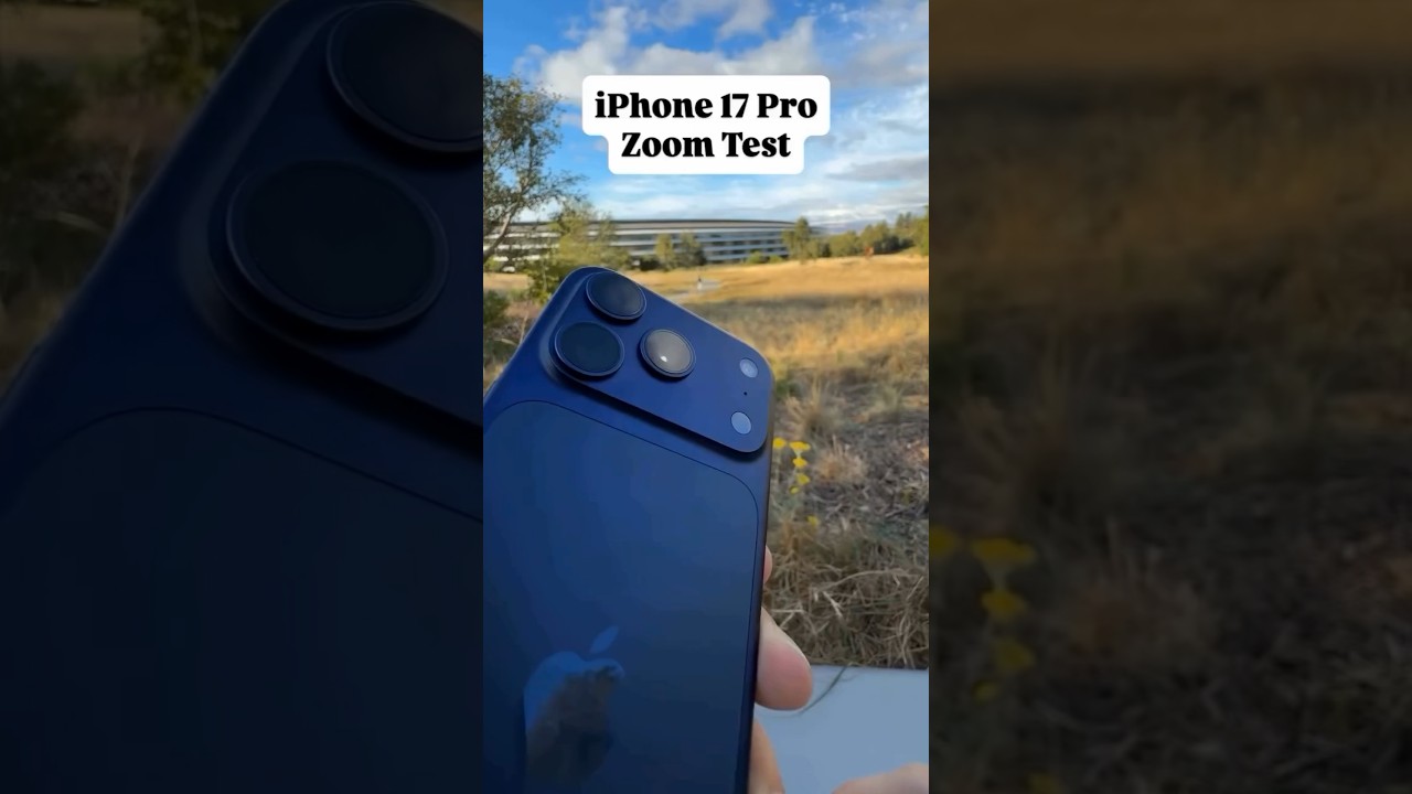 Iphone 17 pro camera zoom test 