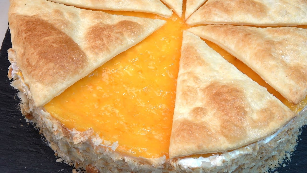 Non ho mai mangiato una torta così deliziosa😋Ricetta semplice e deliziosa.PASTA SFOGLIA ALL'ARANCIA