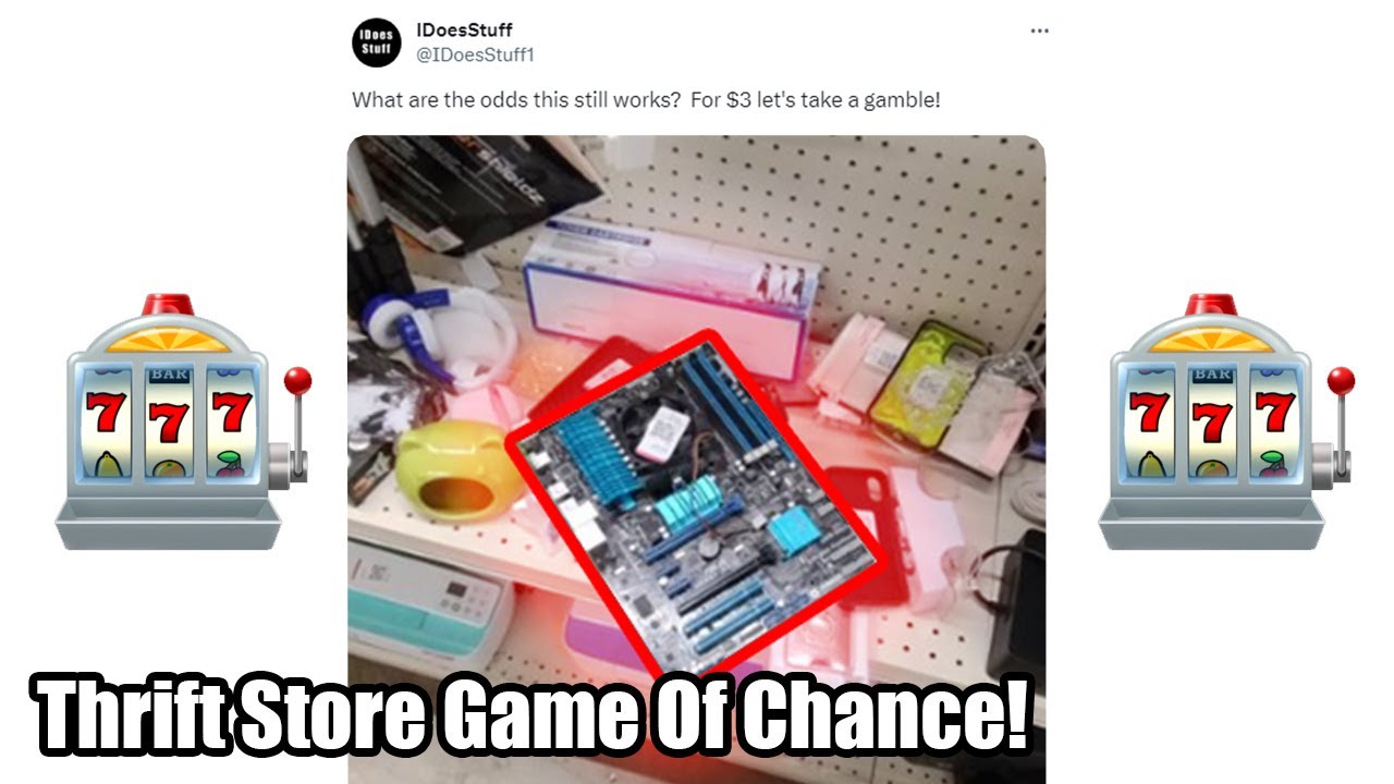 Motherboard From A Thrift Store!