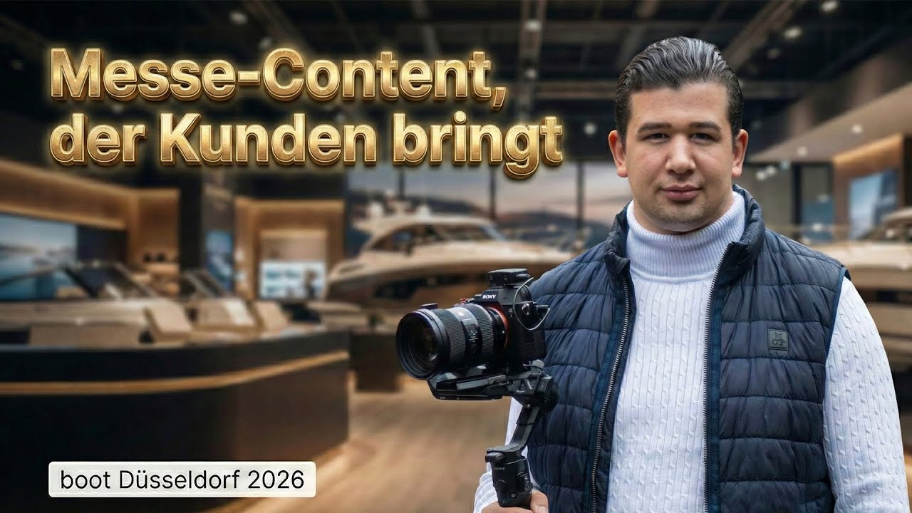 Die meisten Unternehmen verschwenden ihre Messe, so nutzt du sie für Content und Kunden!