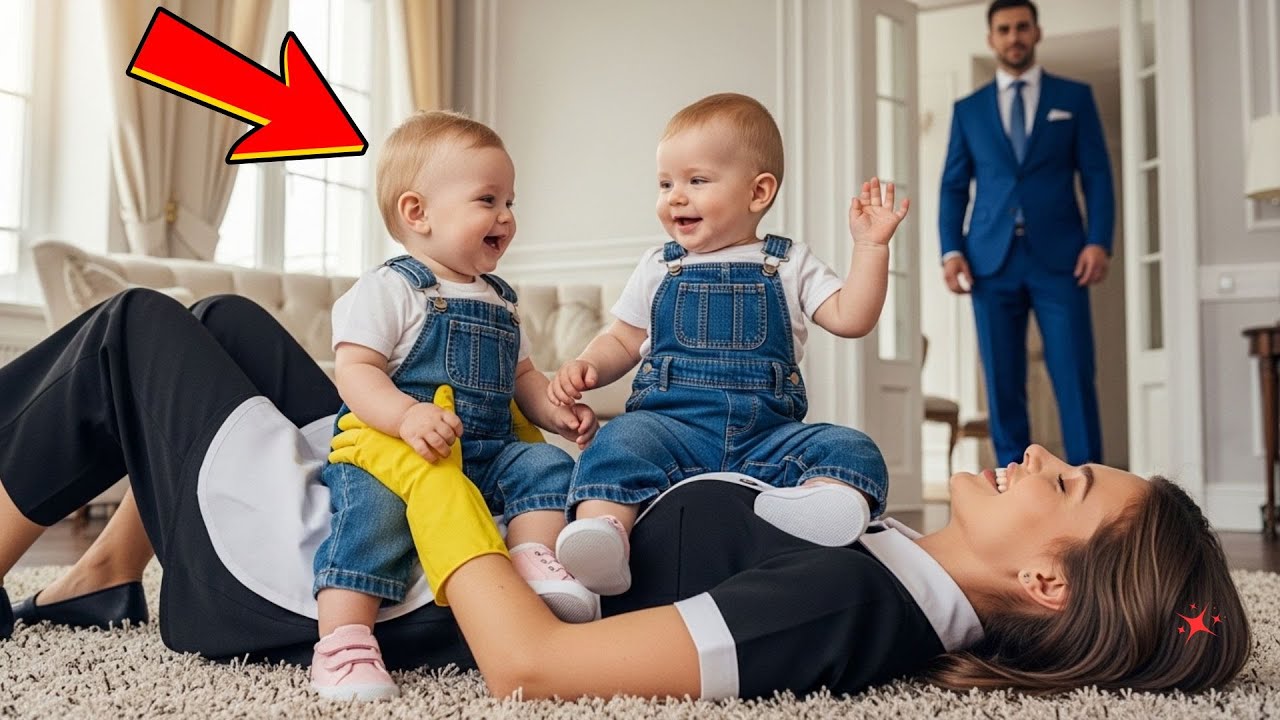 MILLONARIO fingió un viaje y regresó para ver qué hacía la SIRVIENTA con sus hijas.