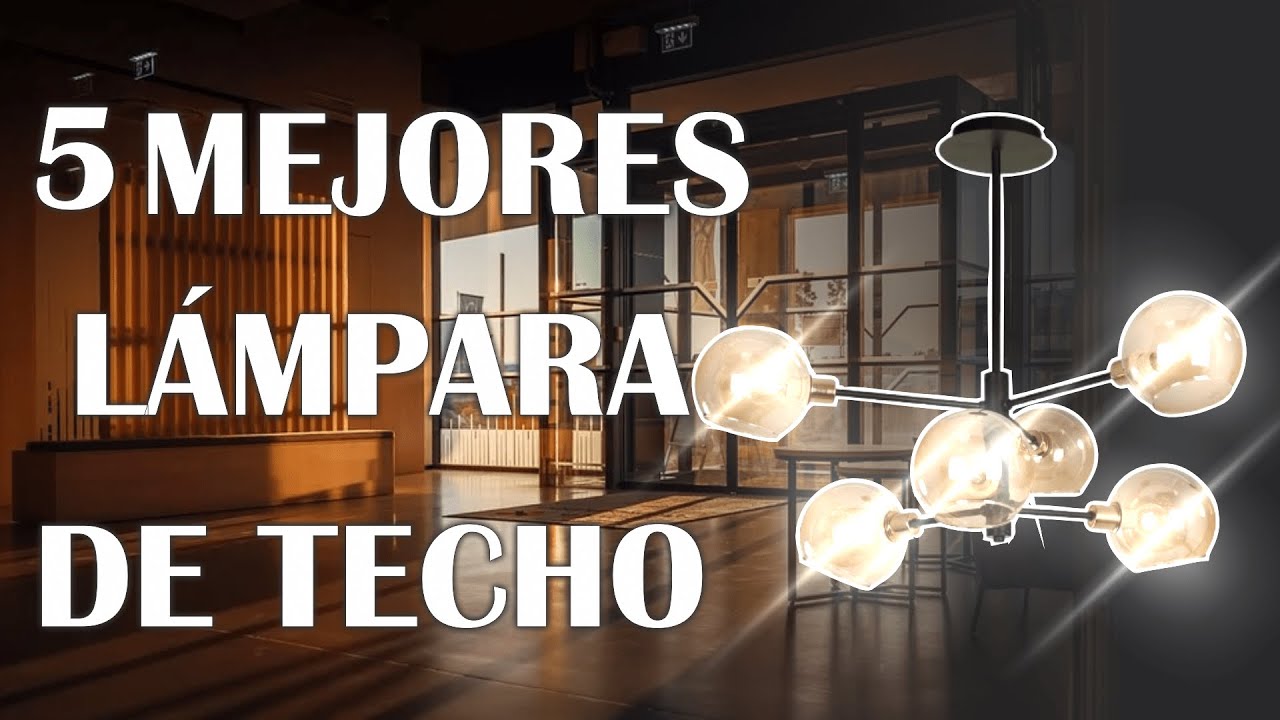 Las 5 mejores lámparas de techo MODERNAS Y ELEGANTES