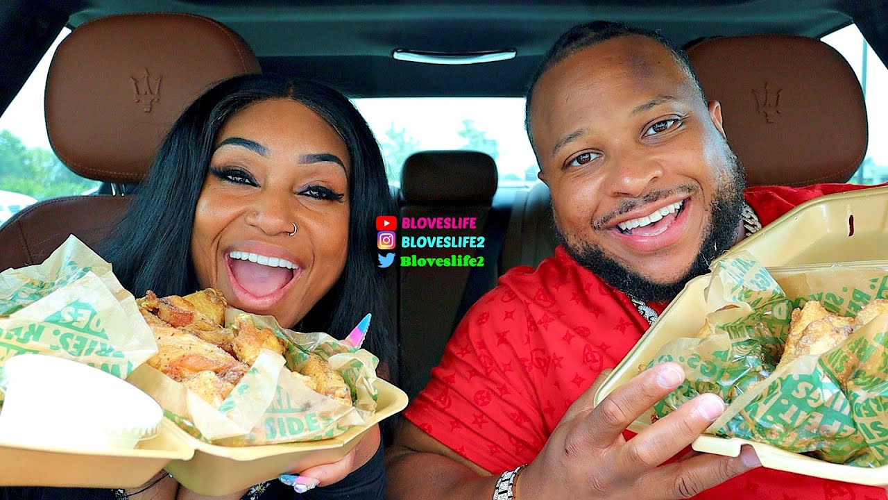 Wingstop Fried Chicken Mukbang with Bloveslife and Nate