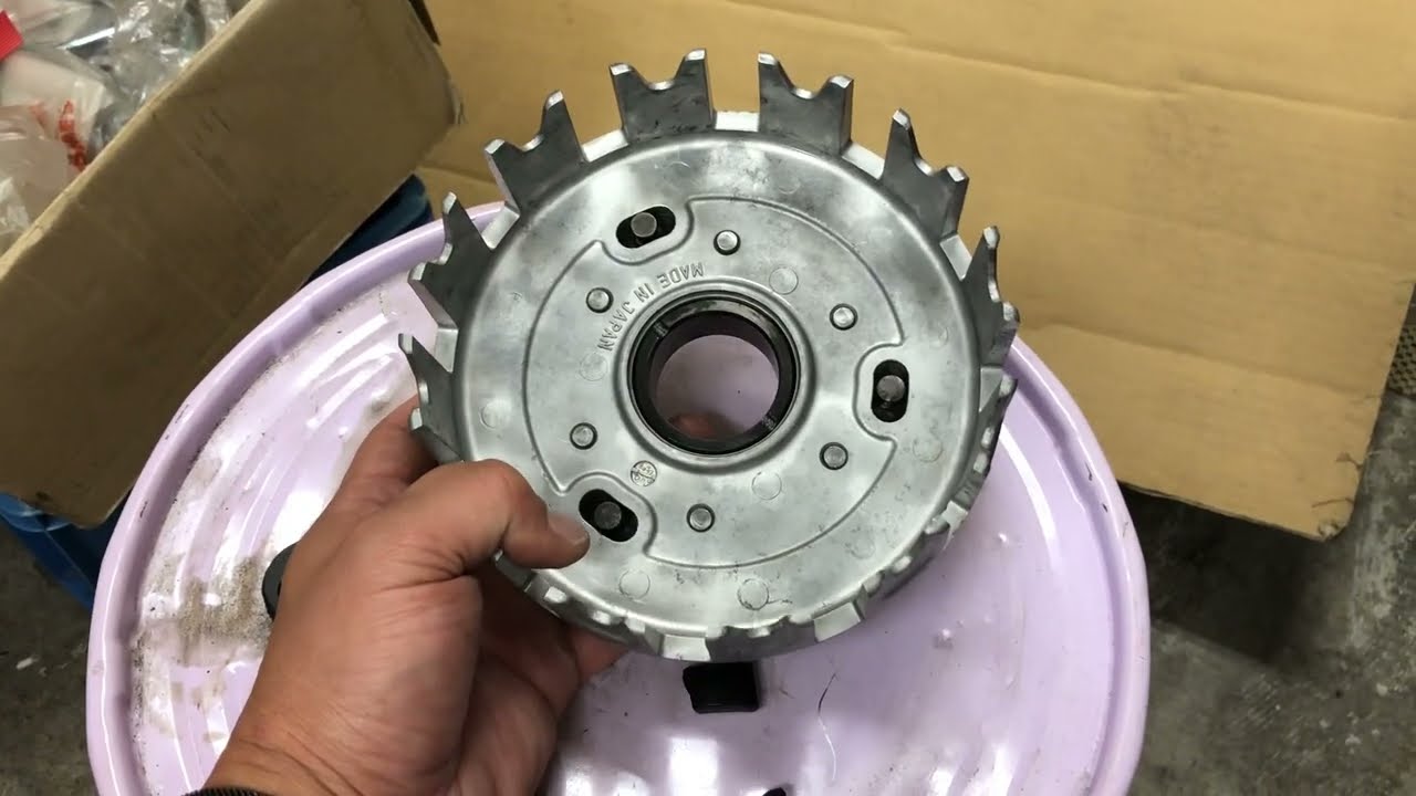 ゼファー400 クラッチハウジング OH完了　クラッチハウジングダンパー交換　クラッチハウジングガタ＆打音　Z400FX Z550FX Z400GP ゼファー