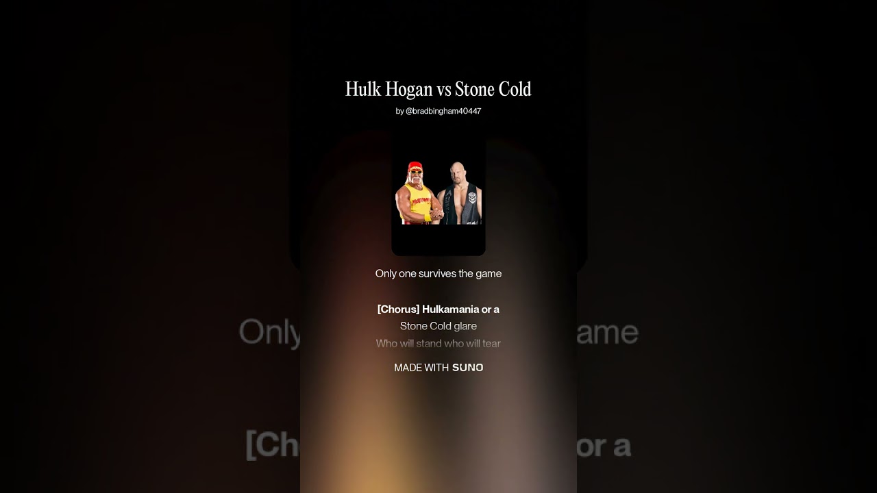 Hulk Hogan VS Stone Cold