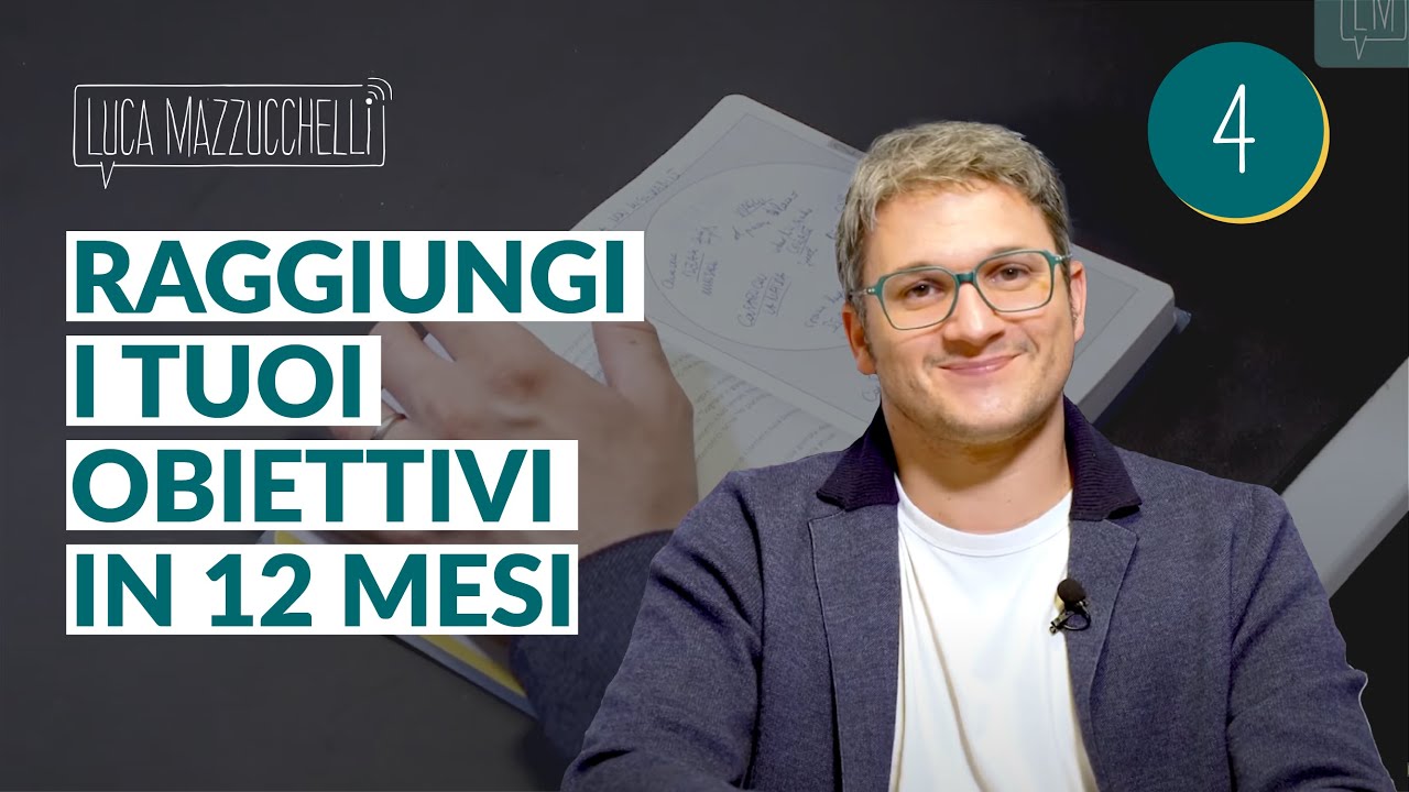 Come raggiungere i propri obiettivi in 12 mesi: l'importante è avere un piano A (tutorial 4)