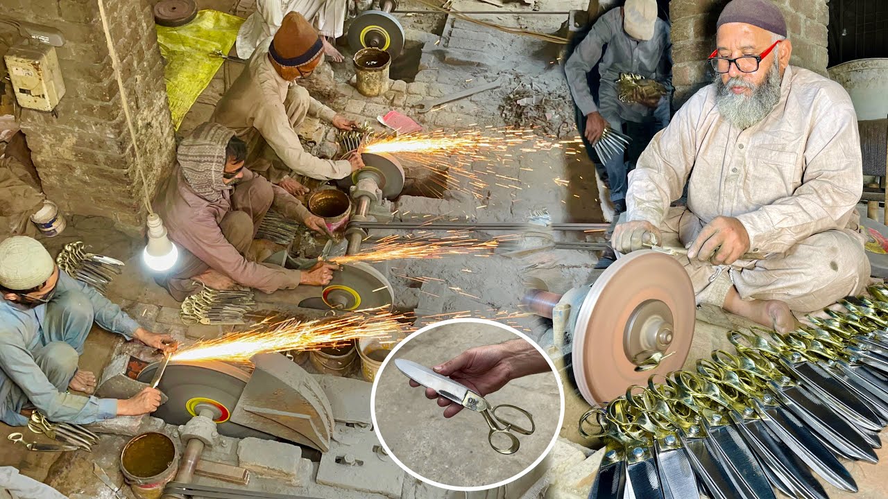 Incredible Manufacturing Process of Scissors In the Factory || Skills Panda 2.0