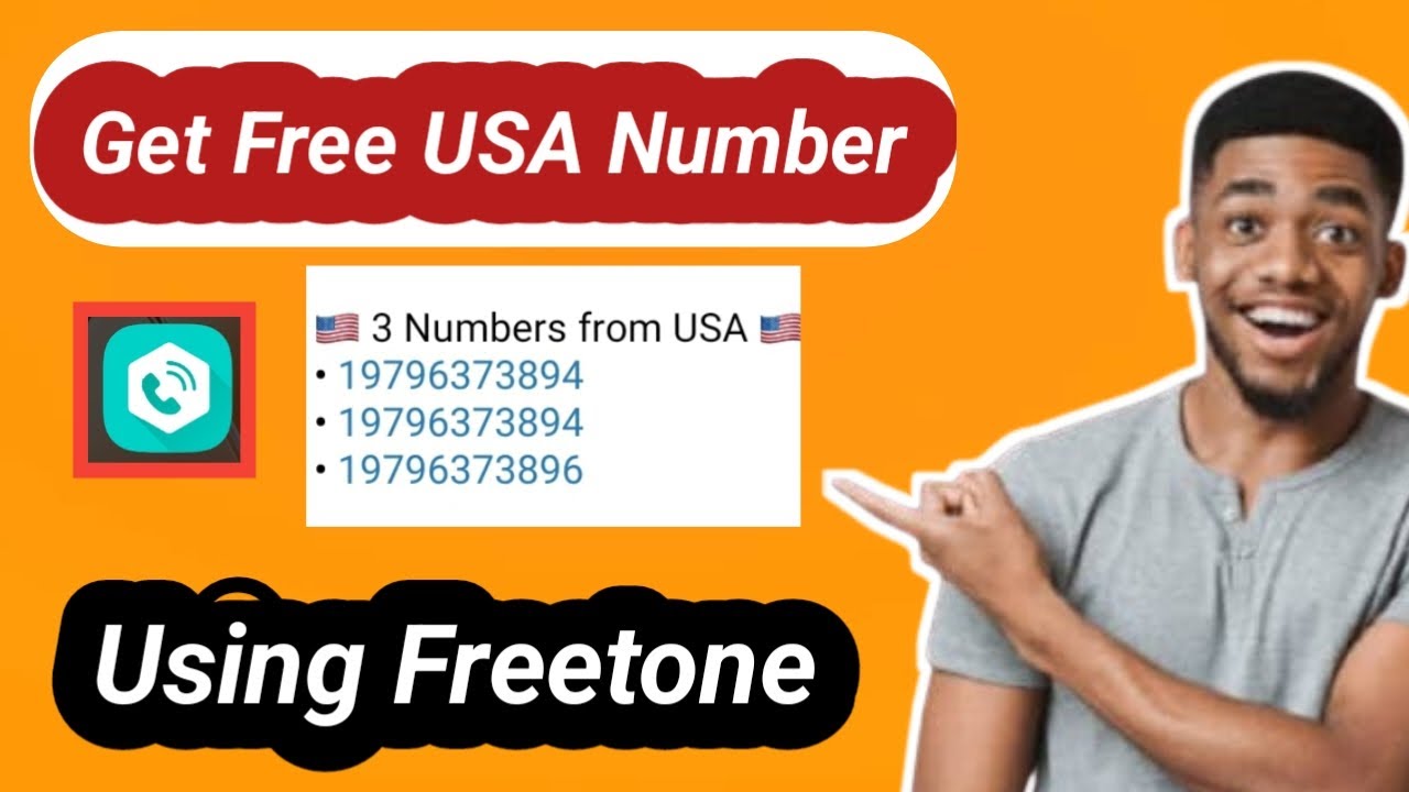 Получите номер США бесплатно с помощью приложения Freetone. Как получить бесплатный номер США для...