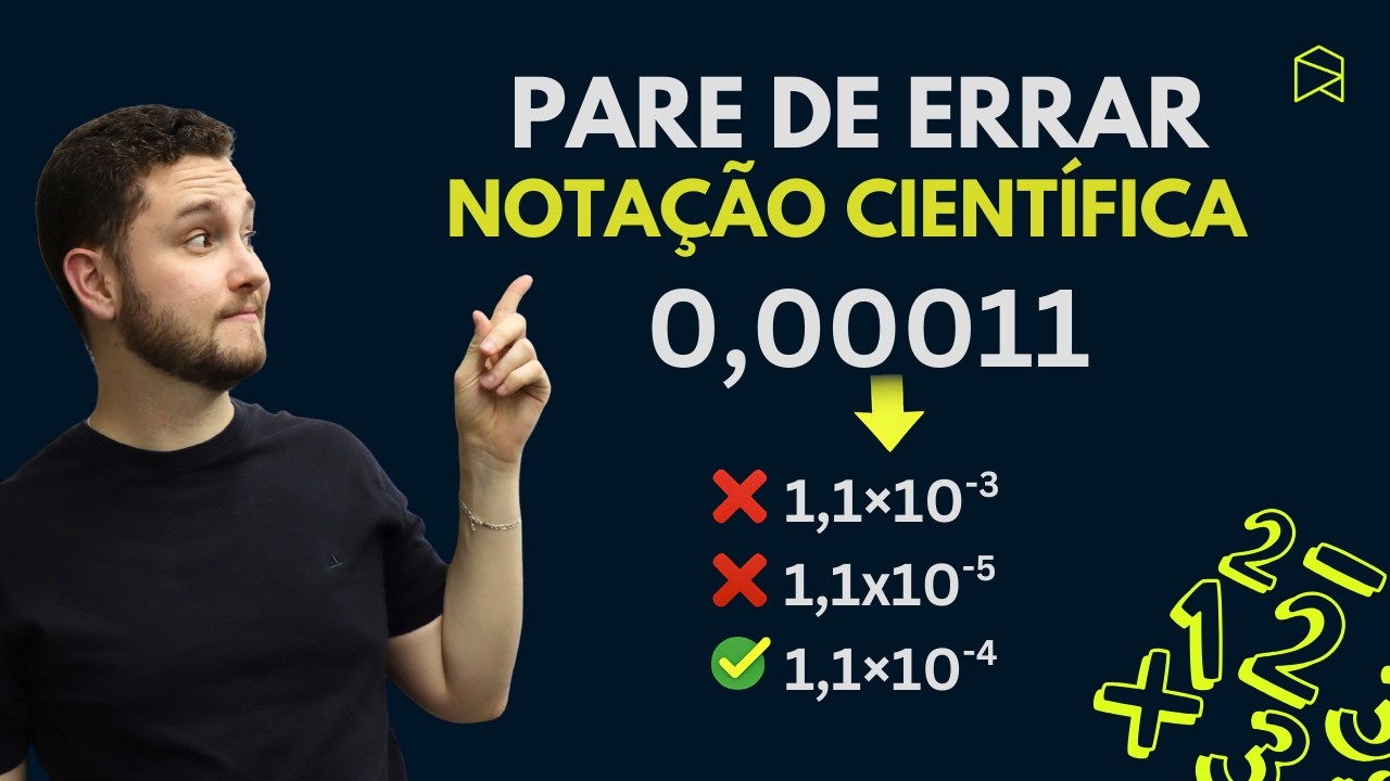 Questão de MATEMÁTICA do ENEM que ensina NOTAÇÃO CIENTÍFICA