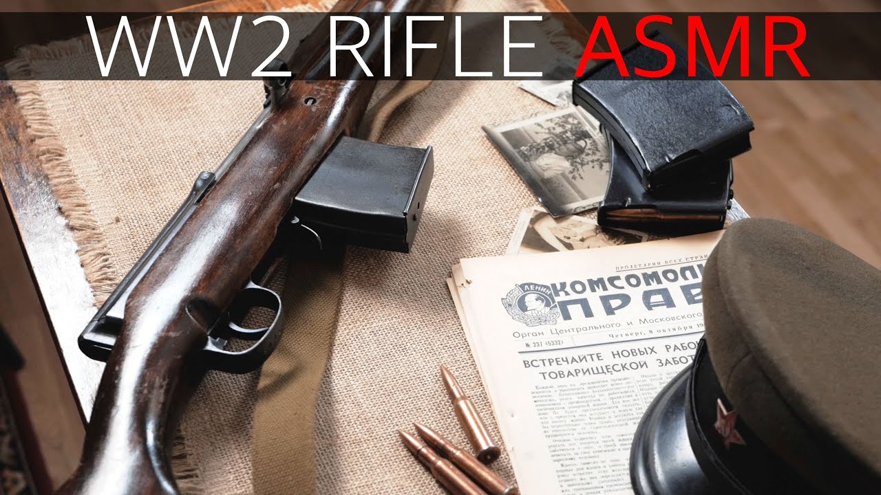 SVT-40 Rifle (ASMR for gun nerds)  |  Clanking Sounds For Relaxing And Deep Sleep
