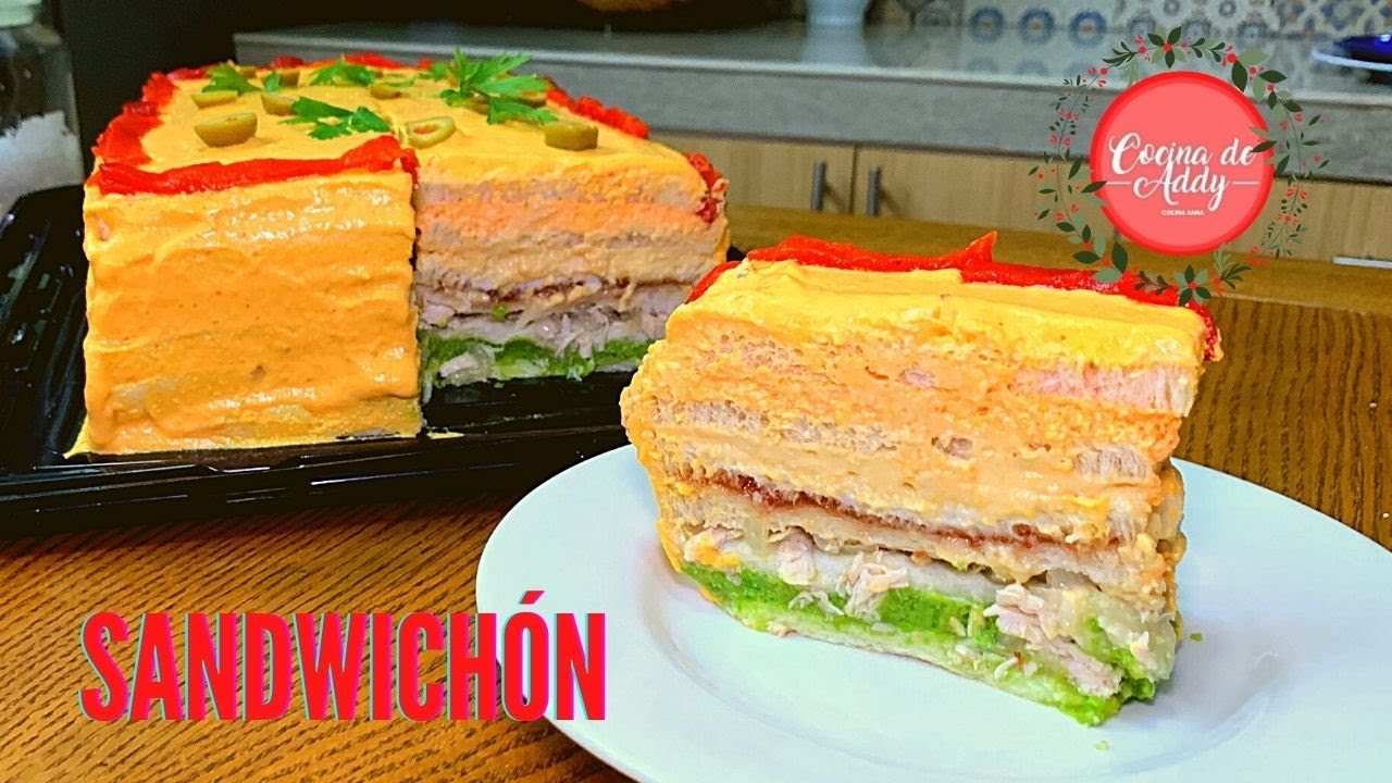 Cómo hacer SANDWICHÓN Paso a Paso + Receta Extra de Arrolladitos. La mejor Receta | Cocina de Addy