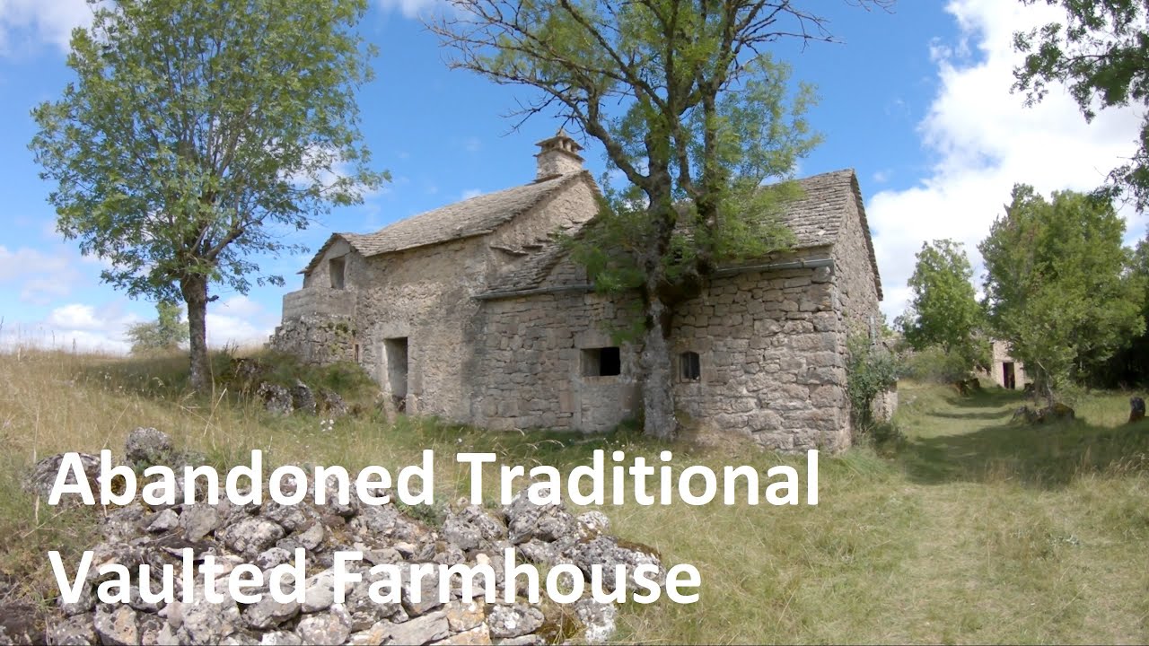 Abandoned Traditional Vaulted Farmhouse in the South of France