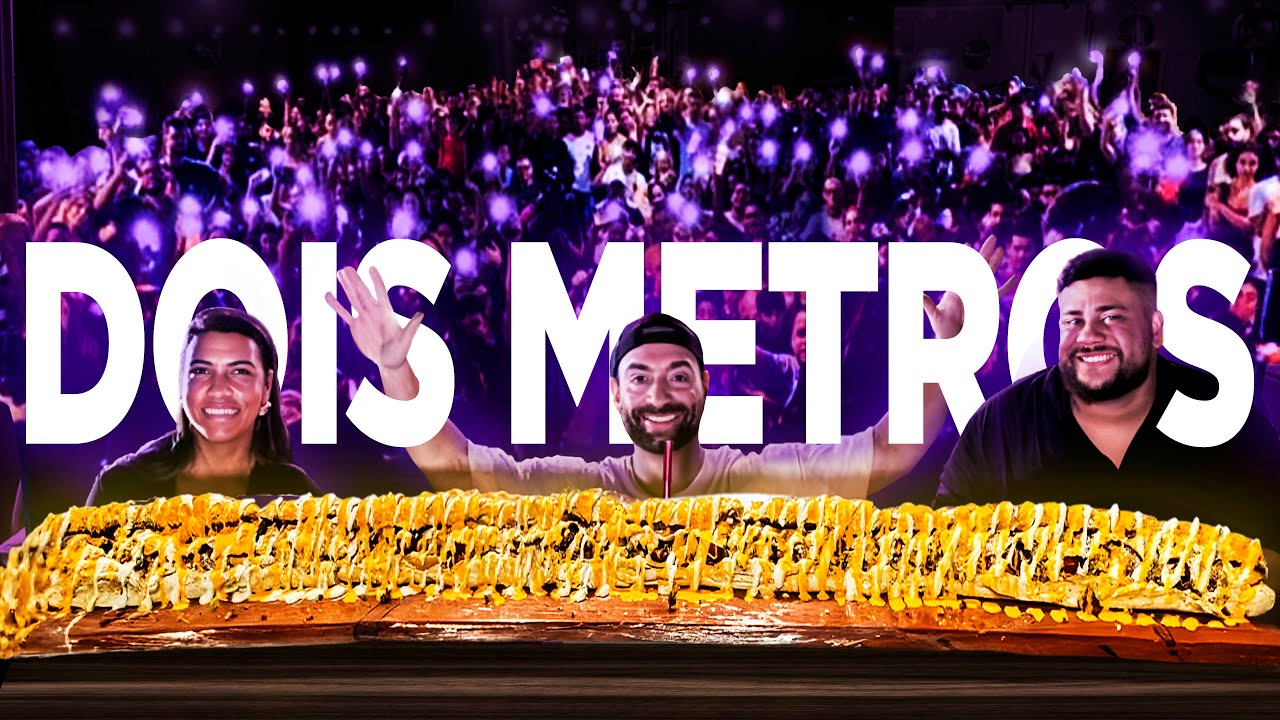 2 METROS de HOTDOG! O desafio MAIS INSANO de Maceió!!