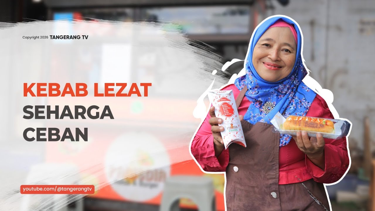 Kebab Fanisdia Taman Elang Periuk, Kebab Lezat Seharga Ceban [TangerangTV]