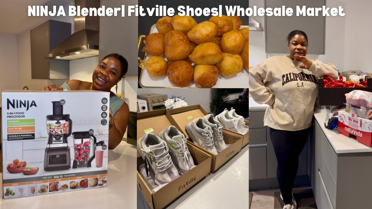 I got the Best Ninja Blender| Went to the wholesale market & the price shocked me| Fitville Shoes|