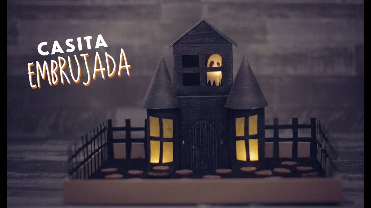 ¡Haz una casa embrujada para tus dulces! MUY FÁCIL / Paperpop