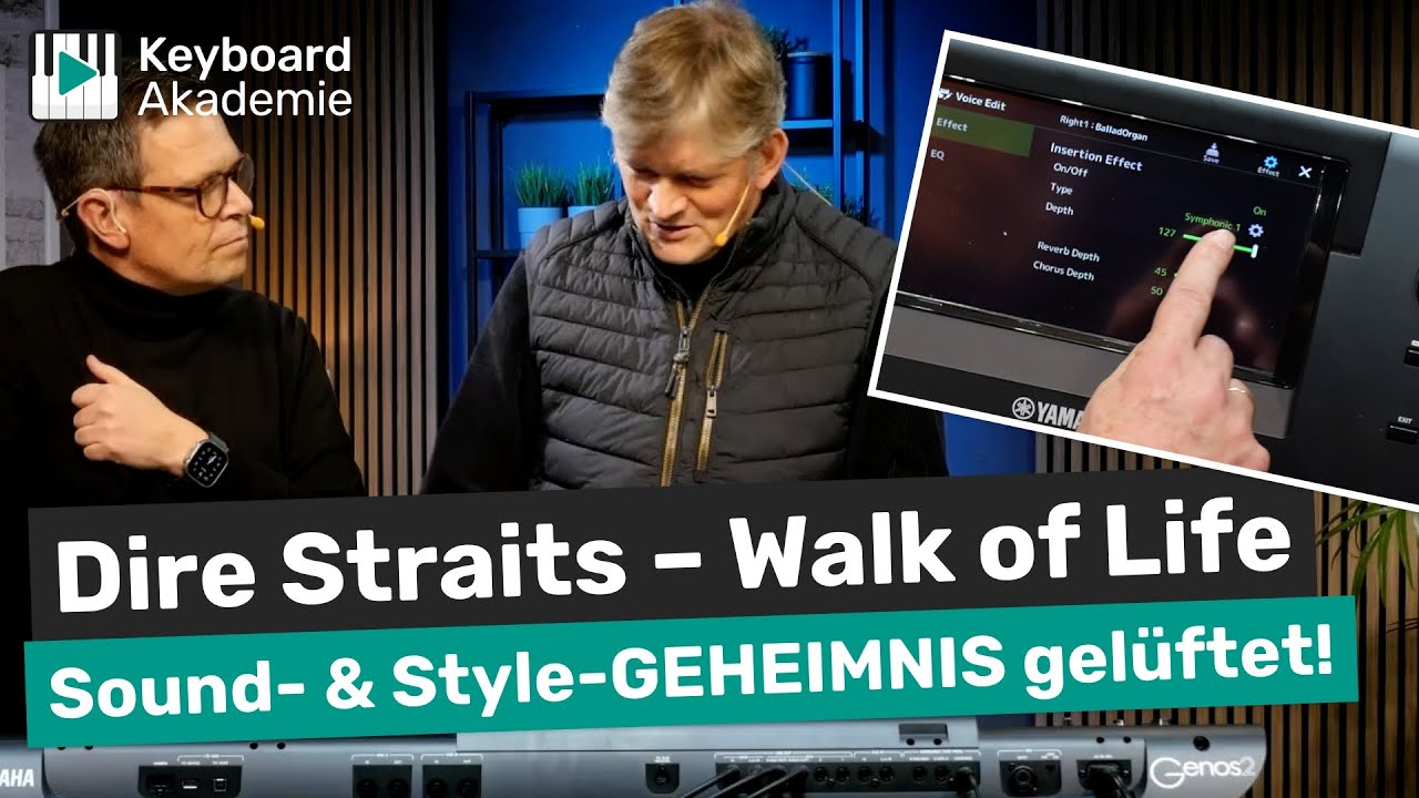 »Dire Straits – Walk of Life« auf dem Keyboard: Das Sound- & Style-GEHEIMNIS gelüftet!